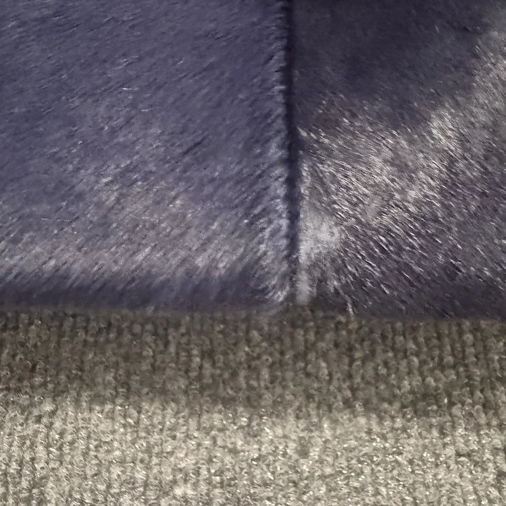 Christopher Kon Blue Pony Hair‎ Leather Tote